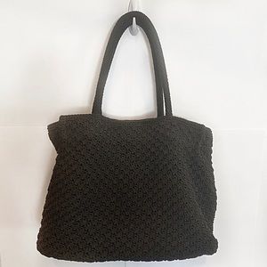 The Sak crocheted black shoulder bag/tote